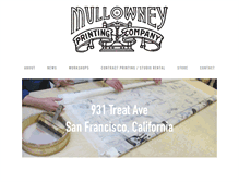 Tablet Screenshot of mullowneyprinting.com
